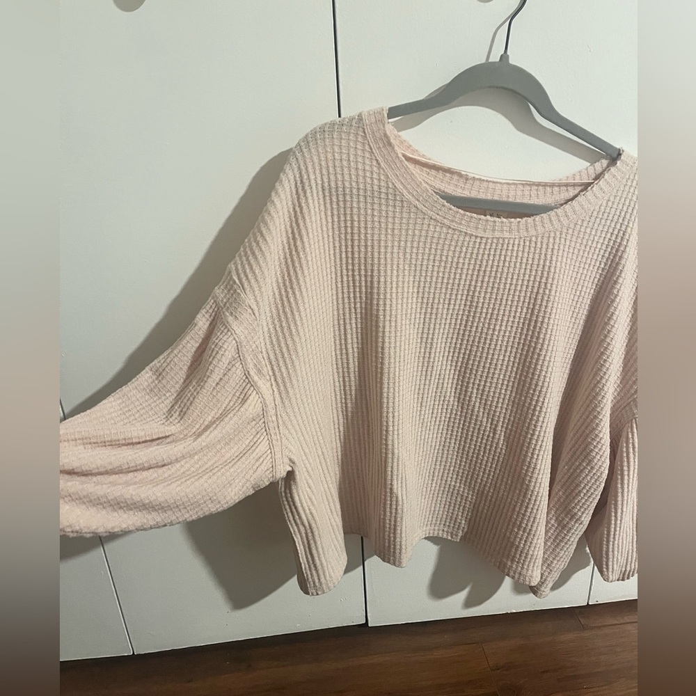 Free People Pink Sweater, S